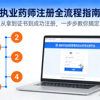 执业药师注册全流程指南:从拿到证书到成功注册,一步步教你搞定