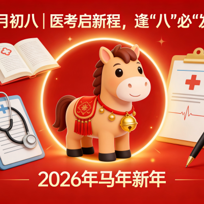 正月初八 | 医考启新程，逢“八”必“发”